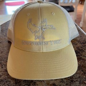Southern Yell Snapback Hat Yellow Mesh Back Adjustable